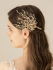 Accessoires de cheveux de coiffures de mariage en métal de perle pour la mariée