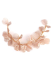 Accessoires de cheveux de cuivre de bandeau de flore de bandeau fait main de coiffure de mariage pour la mariée