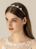 Accessoires De Cheveux De Mariage Argent Perles Bandeau Pour La Mariée