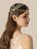 Accessoires de cheveux de mariée argent