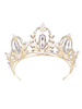Accessoires de cheveux de mariée de diadème de mariage dor strass