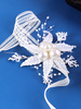 Accessoires de cheveux de mariée en microfibre
