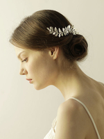 Accessoires de cheveux de mariée en métal