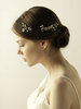Accessoires de cheveux de mariée en métal