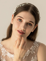 Accessoires de cheveux de mariée en métal