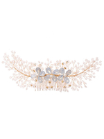 Accessoires de cheveux de mariée en métal