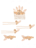 Accessoires de cheveux de mariée en métal