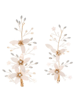 Accessoires de cheveux de mariée en métal