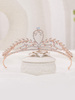 Accessoires de cheveux de mariée en métal de coiffes vintage diadème