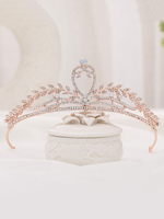 Accessoires de cheveux de mariée en métal de coiffes vintage diadème