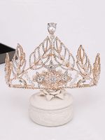 Accessoires de cheveux de mariée en métal diadème de coiffure