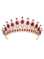 Accessoires de cheveux de mariée en métal diadème de coiffure