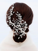 Accessoires de cheveux de mariée en métal imitation perle en épingle à cheveux à la main