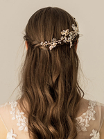 Accessoires de cheveux de mariée en métal épingle de mariée