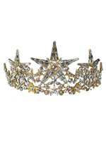 Accessoires de cheveux de mariée en strass en métal