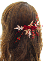Accessoires de cheveux de mariée plaqué casque de mariage