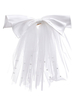 Accessoires de cheveux de mélange de coton de chapeaux de casque de mariage pour la mariée
