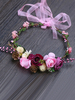 Accessoires de cheveux de mélange de coton de fleur de chapellerie de mariage de fleur pour la mariée