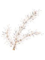 Accessoires de cheveux de perle en métal de coiffe de mariage pour la mariée