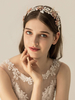 Accessoires de cheveux de perle en métal de serre-tête de mariage de bandeau pour la mariée
