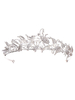 Accessoires de cheveux de strass en métal de diadème de bandeau de mariage pour la mariée