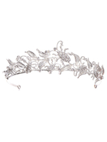 Accessoires de cheveux de strass en métal de diadème de bandeau de mariage pour la mariée