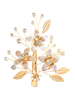 Accessoires de cheveux de strass en métal en épingle à cheveux de mariage pour la mariée
