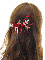Accessoires de cheveux en métal accessoire de chapellerie de coiffe pour la mariée