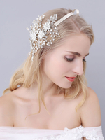 Accessoires de cheveux en métal accessoire de coiffe de mariage pour la mariée