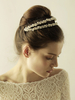 Accessoires de cheveux en métal accessoire de coiffe de mariage pour la mariée