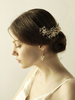 Accessoires de cheveux en métal avec strass et bandeau de mariage pour la mariée