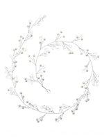 Accessoires de cheveux en métal coiffure de mariage faits main pour la mariée