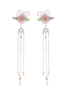 Accessoires de cheveux en métal daccessoires de mariage de flore vintage de casque pour la mariée 2pcs