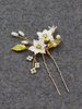 Accessoires de cheveux en métal de casque de mariage pour la mariée