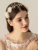 Accessoires de cheveux en métal de coiffe de mariage pour la mariée