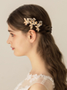 Accessoires de cheveux en métal de coiffe de mariage pour la mariée