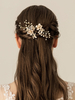 Accessoires de cheveux en métal de coiffe de mariage pour la mariée
