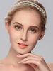 Accessoires de cheveux en métal de coiffures de mariage pour la mariée