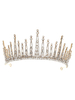 Accessoires de cheveux en métal de diadème de strass de coiffes de mariage pour la mariée