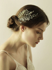 Accessoires de cheveux en métal de feuille de chapellerie de mariage de chapellerie pour la mariée