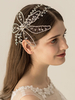 Accessoires de cheveux en métal de fleur de coiffe de mariage de coiffe pour la mariée