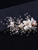 Accessoires de cheveux en métal de fleur de coiffe de mariage pour la mariée