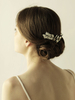 Accessoires de cheveux en métal de peigne de coiffe de mariage pour la mariée