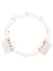Accessoires de cheveux en métal de peigne de mariage de casque fait main pour la mariée