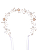 Accessoires de cheveux en métal de perle de coiffures de chapeaux de mariage pour la mariée