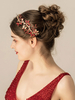 Accessoires de cheveux en métal pour la mariée