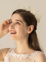 Accessoires de cheveux en métal pour la mariée