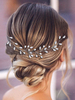 Accessoires de cheveux en métal pour mariage