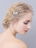 Accessoires de cheveux en métal pour peigne