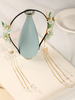 Accessoires de cheveux en verre en métal de boule de coiffes de mariage pour des vacances de mariage